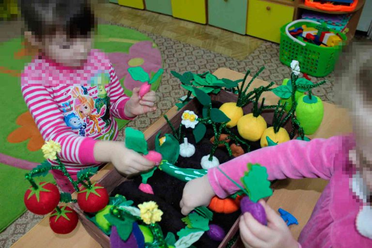 Дидактическое пособие «Овощи в огороде» для детей 3-7 лет