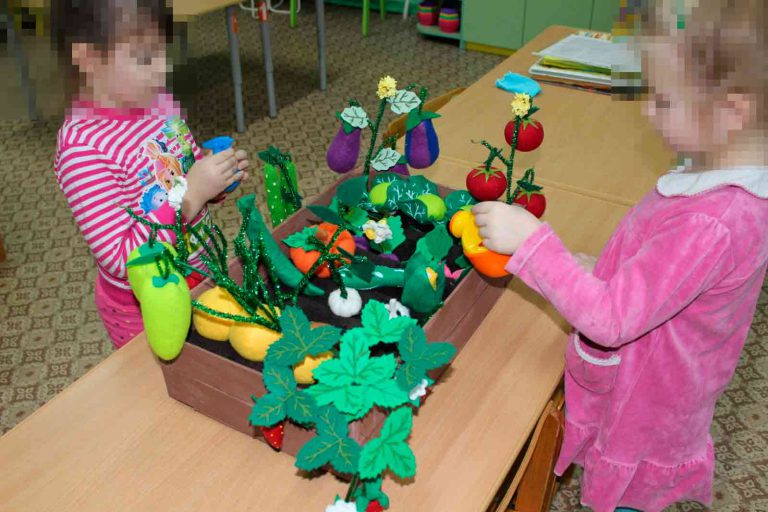 Дидактическое пособие «Овощи в огороде» для детей 3-7 лет